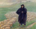 berger sous une averse 1889 Camille Pissarro